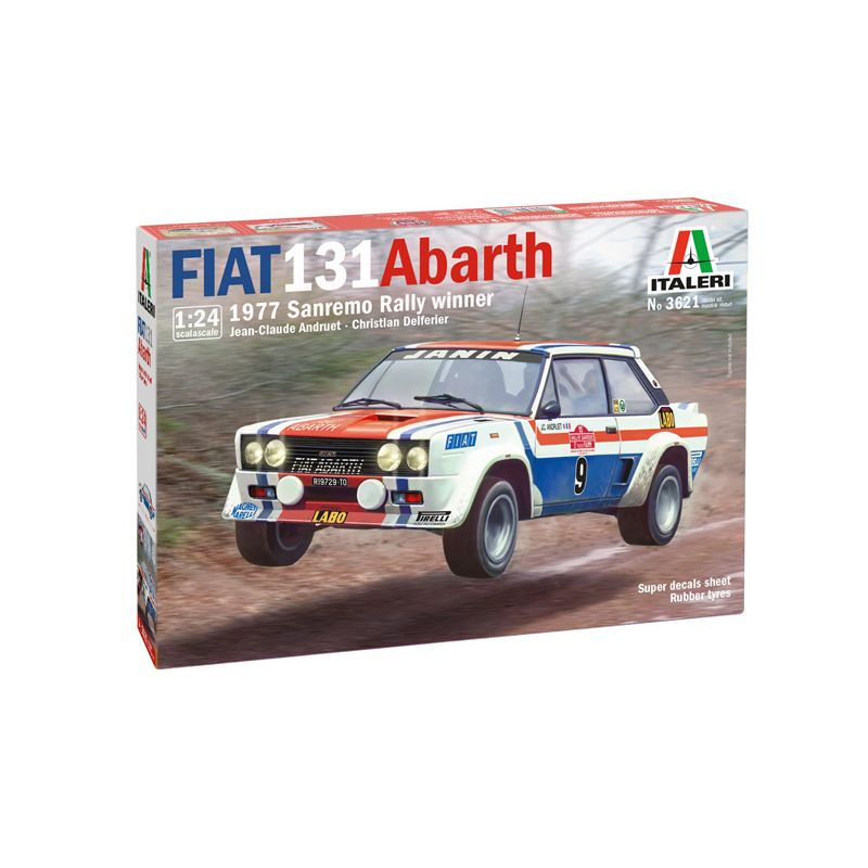Italeri 3621S Fiat 131 Abarth 1977 San Remo Rally Winner